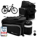 Produktbild: MIVELO Gepäckträgertasche Fahrradtasche für Gepäckträger erweiterbar 10-20 Liter