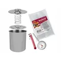 Produktbild: Browin 313115 SET Richtiger Bissen - Schinkenkocher 1,5 kg, Edelstahl, inkl. Thermometer und Beuteln