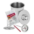 Produktbild: DRUCK SCHINKENKOCHER 1,5kg SCHINKENPRESSE PASTETENKOCHER THERMOMETER