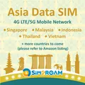 Produktbild: Südostasien Nur Daten SIM | Indonesien Malaysia Singapur Thailand Vietnam | 1...