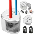 Produktbild: Elektrischer Anspitzer,Elektrischer Universal Bleistiftspitzer,Spitzmaschine Elektrisch, Anspitzer Elektrisch Dicke und Dünne Stifte,für Schule,Zuhause,Büro,Klassenzimmer und mehr-silbrig