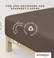 Produktbild: Schlafgut Spannbettlaken PURE BOXSPRING in Gr. 90x200, 140x200 oder 180x200, für Boxspringbett, Jersey-Elasthan, Gummizug: rundum, (1 Stück), aus Bio-Baumwolle, für Matratzen bis 40 cm Höhe, Bettlaken