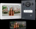 Produktbild: GOLIATH Basic 2-Draht BUS Türsprechanlage | FullHD | App | 150° | 1 Familie | Anthrazit/Weiß | Unterputz