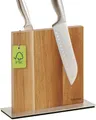 Produktbild: Praknu Magnetischer Messerblock ohne Messer - Beidseitig Starker Magnet - Messerhalter aus FSC®-Akazienholz - Rutschfest und Platzsparend