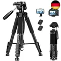 Produktbild: Kamera Stativ mit 52–160-185cm Höhe, leichtes Camera Tripod mit Abnehmbar 3-