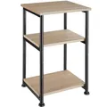 Produktbild: tectake® Beistelltisch, Industrial Style, mit 3 Ablagen, 34 x 30 x 59 cm