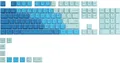 Produktbild: Glorious GPBT Keycaps - 114 PBT, ANSI, Caribbean Ocean - US INTL