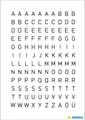 Produktbild: HERMA Klebebuchstaben Buchstaben A-Z 4154