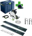 Produktbild: Festool Tauchsäge TS 60 KEBQ-Plus 100Y + 2x FS 1400/2 + FSV/2 + FSZ 120 2X