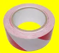 Produktbild: PEREL 500WR Warnband Signalband selbstklebend ROTWEIß Länge 33 Meter Breite 50mm