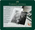 Produktbild: Faber-Castell Zeichenkohle Faber-Castell Set Pitt Graphite - Matt + Castell 9000 - 20er Metallet