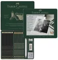 Produktbild: FABER-CASTELL PITT GRAPHITE Set MATT & CASTELL 9000 20-teilig