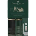 Produktbild: FABER-CASTELL Pitt Graphite Matt Bleistift-Set B, HB, 2B, 3B, 4B, 5B, 6B,...