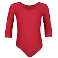 Produktbild: Aquarti Turnanzug Aquarti Mädchen Body 3/4 Arm Ballett Trikot rot 116