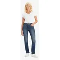 Produktbild: Levi's für Damen. 19631-0203 Jeans 314 Shaping Straight blau (28/32), Lässig, Baumwolle, Denim