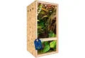 Produktbild: ITA Terrarium Hochterrarium 60х120х60 mit Seitenbelüftung & Integriertem Hygrometer, Holzterrarium aus OSB - Terrarien für Reptilien, Schlangen, Amphibien