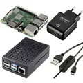 Produktbild: TRU COMPONENTS Pure Set Raspberry Pi® 3 B+ 1 GB 4 x 1.4 GHz inkl. Netzteil,