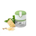 Produktbild: Livington 3 Seconds Chopper - Zerkleinerer Küche elektrisch mit Akku & USB-Anschluss - Multizerkleinerer zum Schneiden, Hacken, Zerkleinern - Universalzerkleinerer kompakt & kabellos - Gemüseschneider
