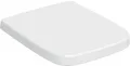 Produktbild: GE Renova Plan WC-Sitz, eckiges Design weiß, Befestigung von unten