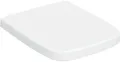 Produktbild: Geberit GE Renova Plan WC-Sitz, eckiges Design weiß, Befestigung von unten