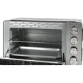 Produktbild: ProfiCook® Minibackofen 30L | Umluft + Ober-/Unterhitze | Mini Backofen mit Drehspieß und Pizzastein | Minibackofen mit Umluft | 1500W | PC MBG 1277 - Schwarz