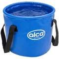 Produktbild: alca Wassertank Eimer 15 l faltbar wasserfest Planen-Material Camping & Freizeit (1 St) blau 30 cm x 25 cm x 25 cm