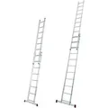 Produktbild: Krause Corda Alu Schiebeleiter Anlegeleiter 2 x 11 Tritte 5,3m 2-teilig Leiter