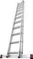 Produktbild: Krause CORDA Alu Sprossen Schiebeleiter Stehleiter 2x11 Sprossen Höhe 5,15 m