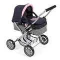 Produktbild: Bayer Chic 2000 555 26 - Puppenwagen Smarty, für Kinder ab 2 Jahren, Melange grau-Navy, 56 x 37 x 56 cm