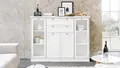 Produktbild: Finori Highboard Highboard Landwood in weiß mit 4 Türen Landhausstil 160 cm