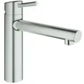 Produktbild: Grohe Spültischarmatur Concetto 31128DC1 mittelhoher Auslauf, supersteel