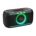 Produktbild: JBL PartyBox On-The-Go 2 Tragbarer Bluetooth-Partylautsprecher mit kabellosem Mikrofon, dynamischer Lichtshow, 15 Stunden Spielzeit, IPX4-spritzwassergeschützt, JBL Pro Sound & Auracast, Schwarz