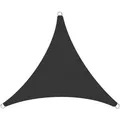 Produktbild: Estexo - Sonnensegel Sonnenschutzsegel Sonnendach Sonnenschutz Uv-schutz Sichtschutz Hdpe Anthrazit / 4x4x4m (dreieck)