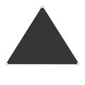 Produktbild: ESTEXO Sonnensegel Sonnenschutzsegel Sonnendach Sonnenschutz UV-Schutz Sichtschutz HDPE Anthrazit 4x4x4m (Dreieck)