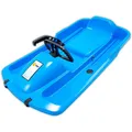 Produktbild: KHW Lenkschlitten Snow Fox Blau 95 cm für Kinder Lenkbob mit Handbremse