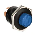 Produktbild: Taster mit LED - 12/24V - Blau