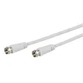 Produktbild: Vivanco SAT Anschlusskabel F-Stecker <-> F-Stecker doppelt geschirmt 7,5m wei