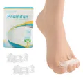 Produktbild: Zehenspreizer 1 Paar weiche Gel-Zehenpolster zur Ballenkorrektur Zehenstretch...