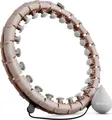Produktbild: Hop-Sport Hula Hoop Reifen HS-106HH, mit Gewicht und 24 Noppen, einstellbare Größe, für Erwachsene - Massage & Fitness & Bauchmuskeltraining