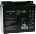 Produktbild: Powery Blei-Gel Akku 12V 18Ah 12V 18Ah/216Wh Lead-Acid Schwarz