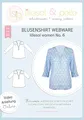 Produktbild: lillesol & pelle Schnittmuster lillesol Women No.6 Blusenshirt Webware in Größe 34-50 zum Nähen mit Foto-Anleitung und Video
