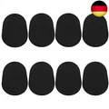 Produktbild: 8 Stück Alt-Tenor-Saxophon-Klarinette-Mundstück-Kissen, 0,8 mm Gummi S