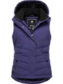 Produktbild: Ragwear Damen ärmellose Outdoorweste warme Winterjacke wasserdicht mit abnehmbarer Kapuze Hesty Intl Lilac23 Gr. 3XL
