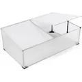 Produktbild: Linder Exclusiv Gewächshaus MC4362 120x80x30/40 cm - Weiß/Transparent