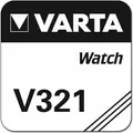 Produktbild: 1 x VARTA V321 Uhrenbatterien 1,55 V SR616SW SR65 RW 321 15mAh Knopfzelle