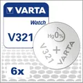 Produktbild: 6x Varta V321 / SR616SW Watch Uhrenbatterien SR65 V 321 Batterien Knopfzellen