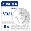 Produktbild: 5x Varta V321 / SR616SW Watch Uhrenbatterien SR65 V 321 Batterien Knopfzellen