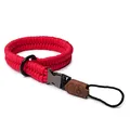 Produktbild: C-Rope Kamera Handschlaufe The Claw aus handgeflochtenem Paracord. Kameragurt mit Schnellverschluss-System (Bright Red)