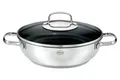 Produktbild: RÖSLE Servierpfanne ELEGANCE, Ø 28 cm, Antihaftbeschichtet, Edelstahl, Induktion