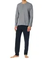 Produktbild: Schiesser Herren Schlafanzug lang mit Knopfleiste - Nightwear Set